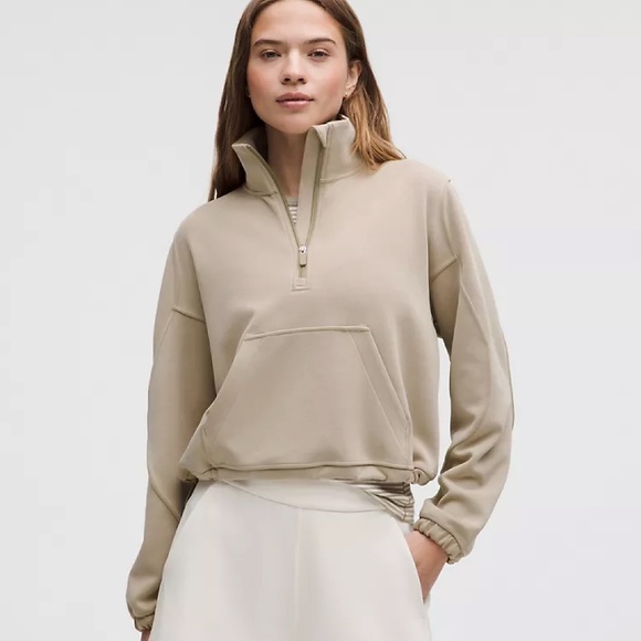 Lululemon Brushed Softstreme Half Zip - Picture 1 of 4